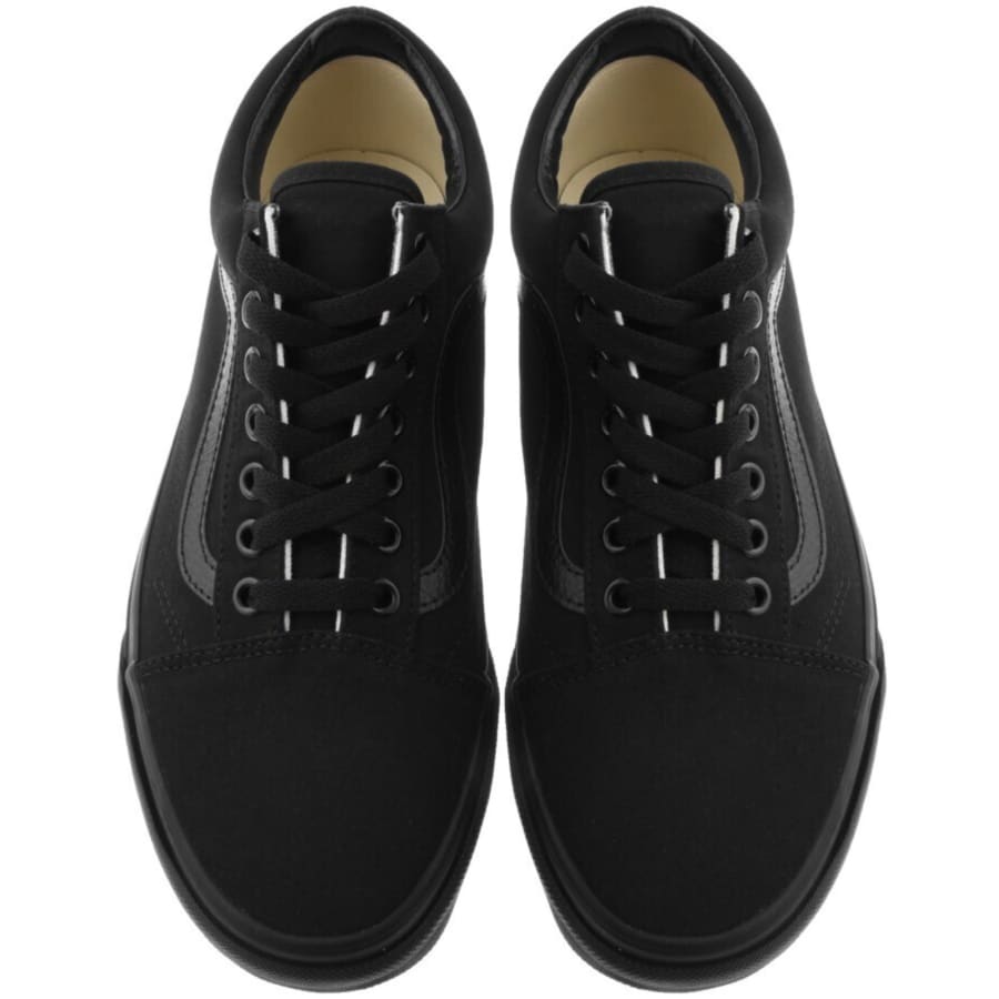 Vans trainers all black discount